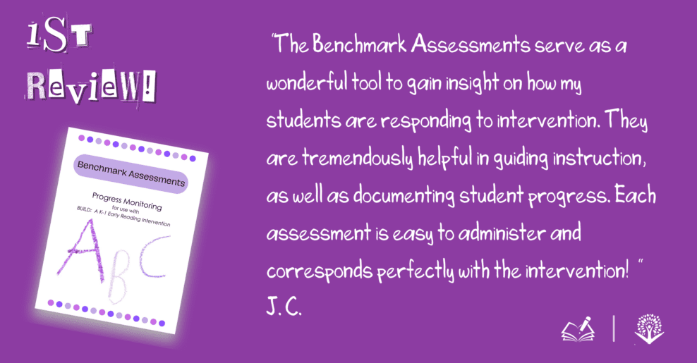 1st Review-Benchmark Assessments-The Written Word