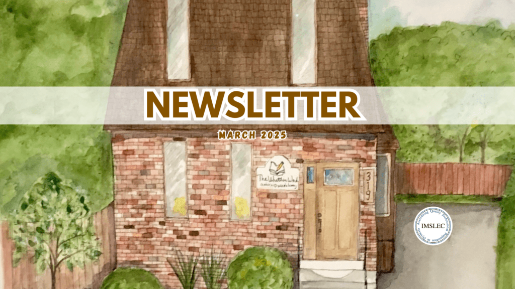 March Newsletter - The Written Word